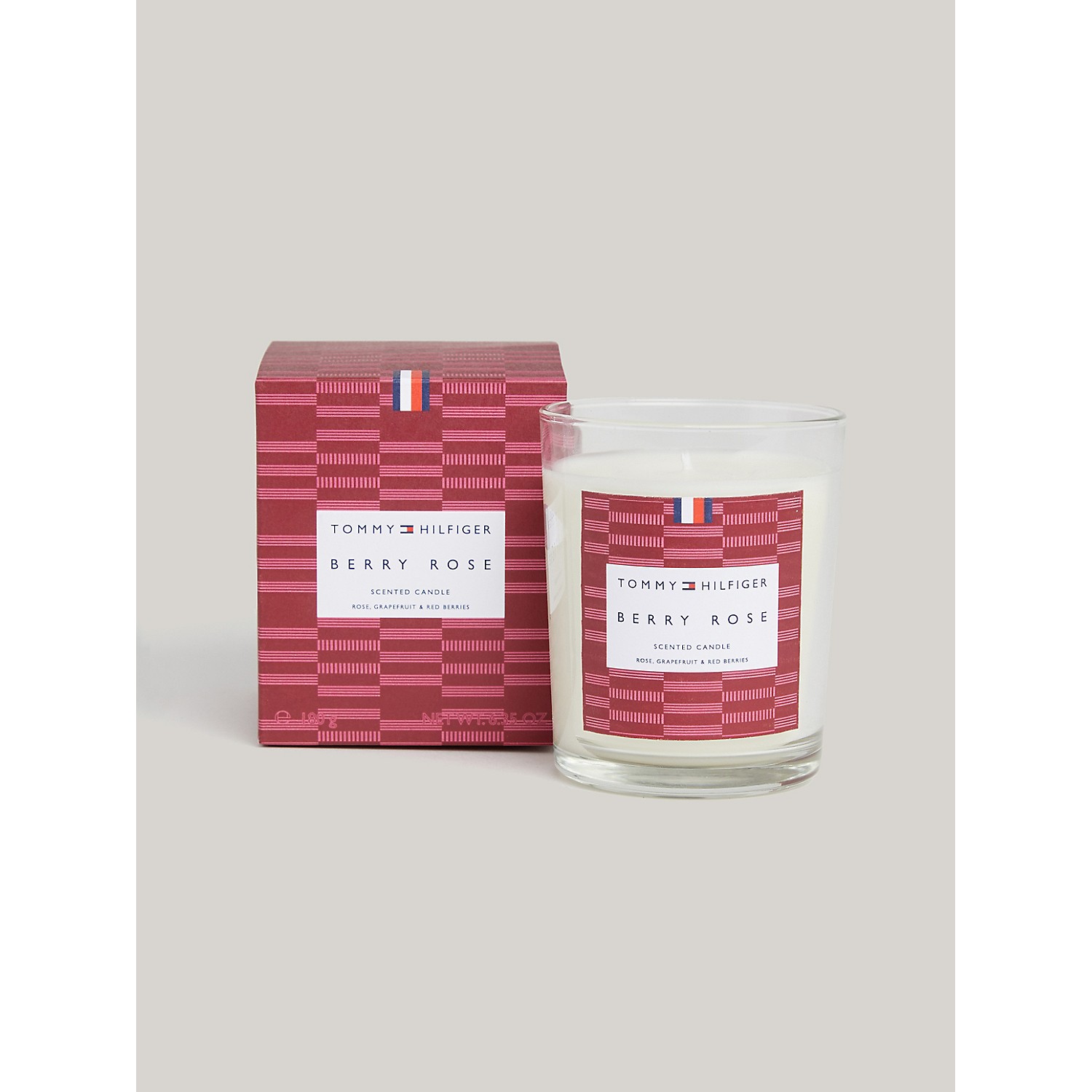 TOMMY HILFIGER Berry Rose Single Wick Candle - 6.35 oz